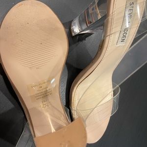 3” clear Steve Madden heel